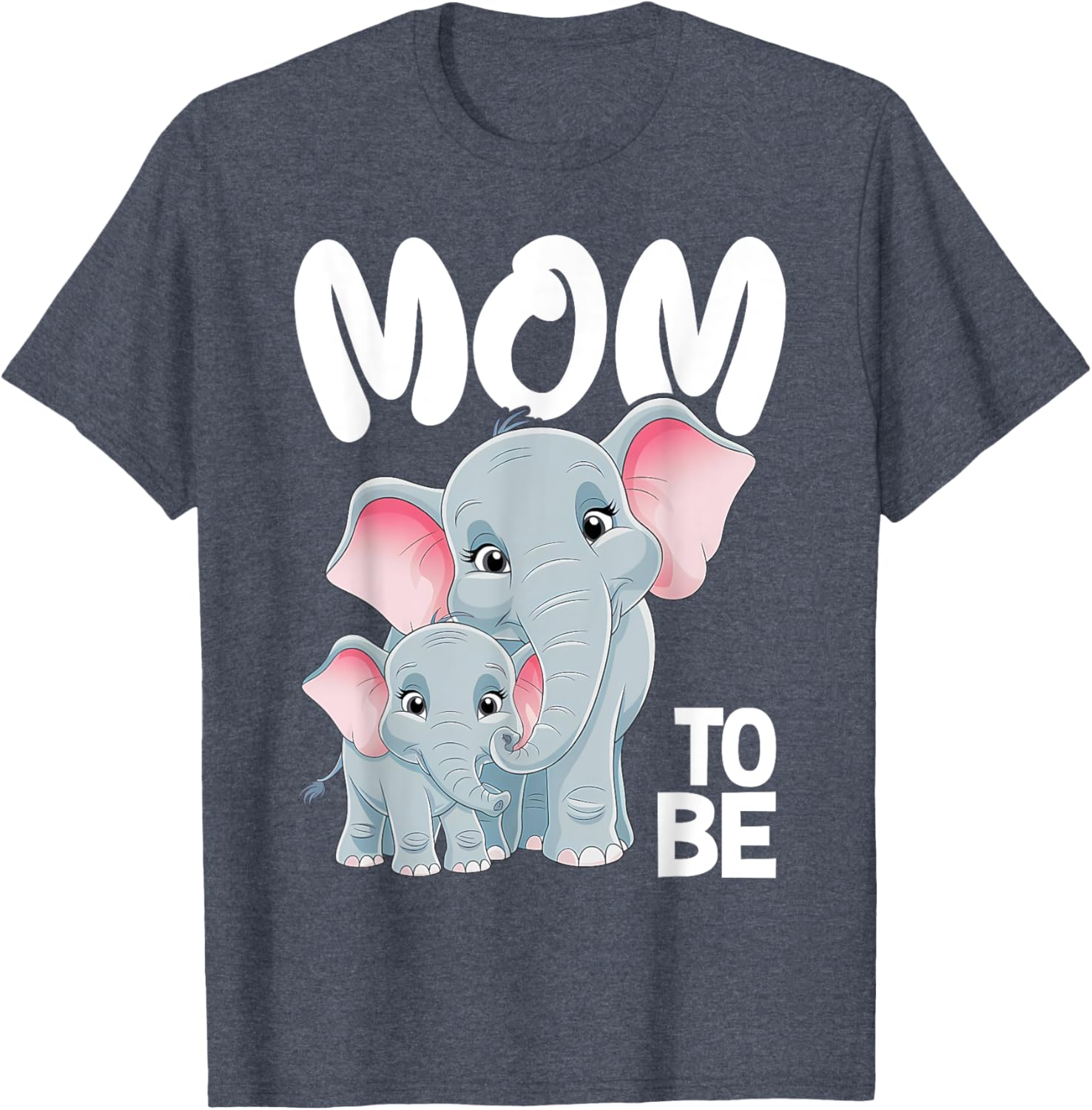 Soon Mom to Be Elephants Baby Shower Gender Reveal T-Shirt for Women - 9