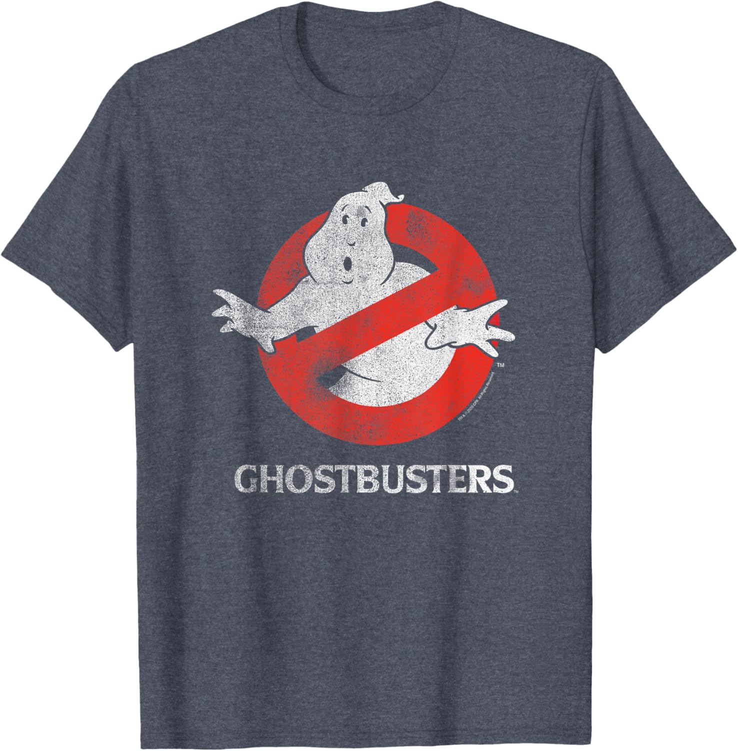 Ghostbusters Vintage Distressed Logo T-Shirt for Retro Movie Fans - 7