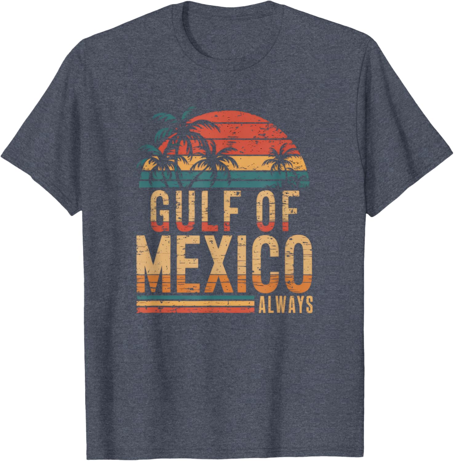 Retro Vintage Gulf of Mexico T-Shirt for Casual Comfort and Style - 7