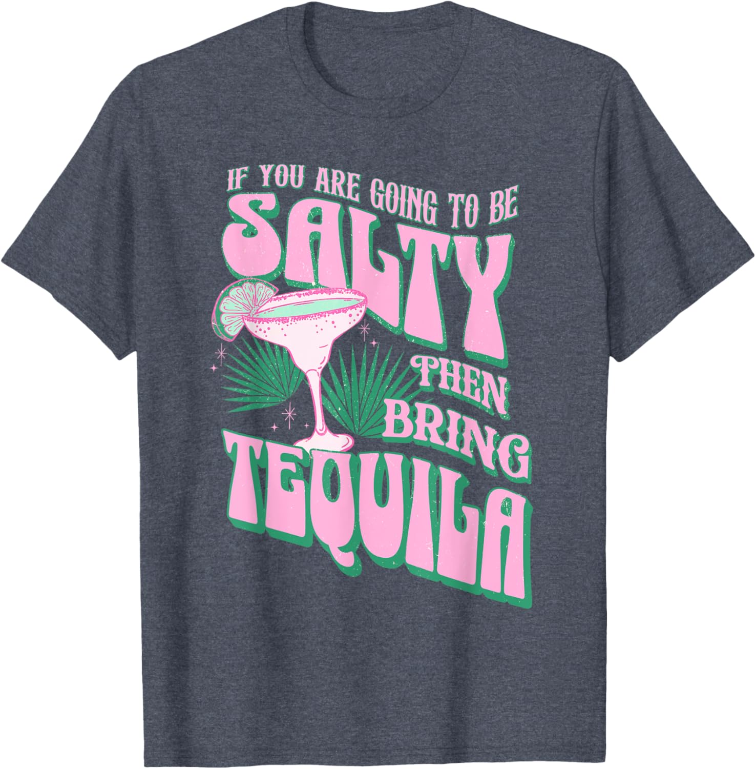 Salty Tequila Cocktail Drinking T-Shirt for Fun Summer Vibes - 11
