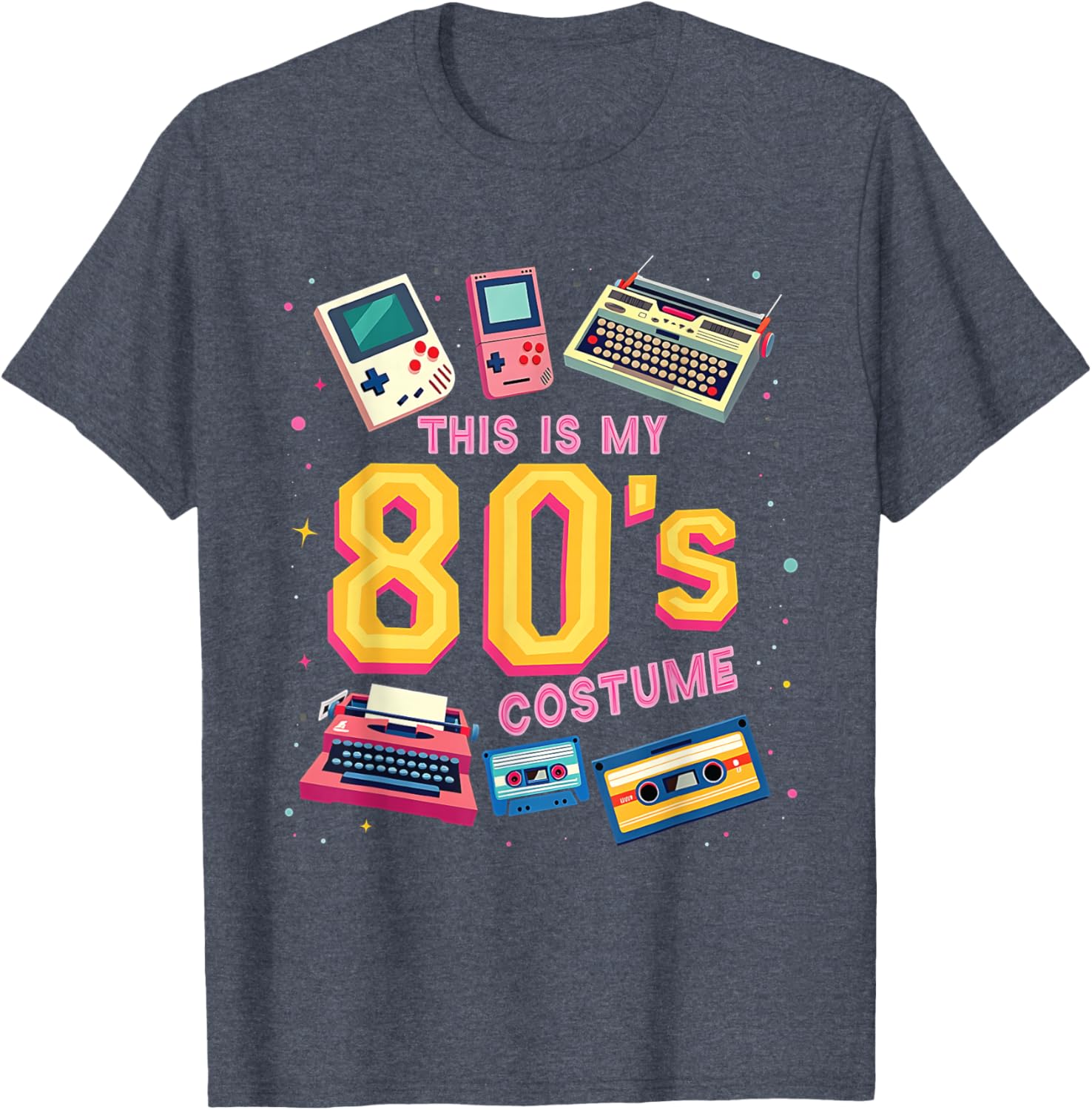 Retro 80's Costume Classic T-Shirt for Nostalgic Throwback Fun - 3