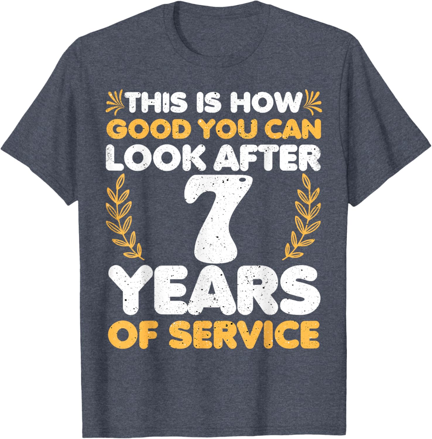7 Year Work Anniversary T-Shirt for Men and Women - Celebrate in Style - 2
