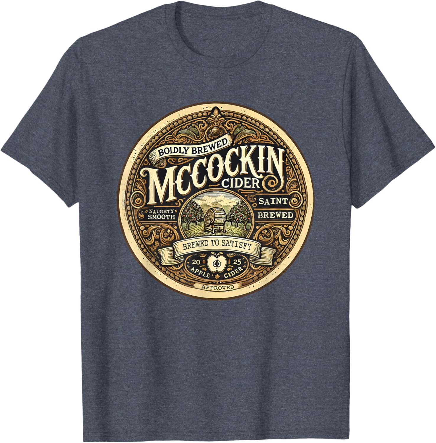 Funny Mccockin Cider St Patricks Day T-Shirt for Adults - Humor Apparel - 13