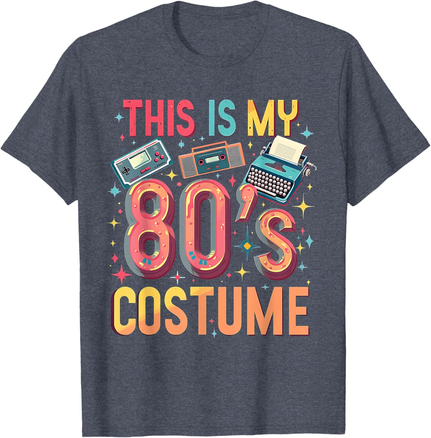 Retro 80's Costume T-Shirt for Fun Throwback Vibes Perfect for Parties - 9