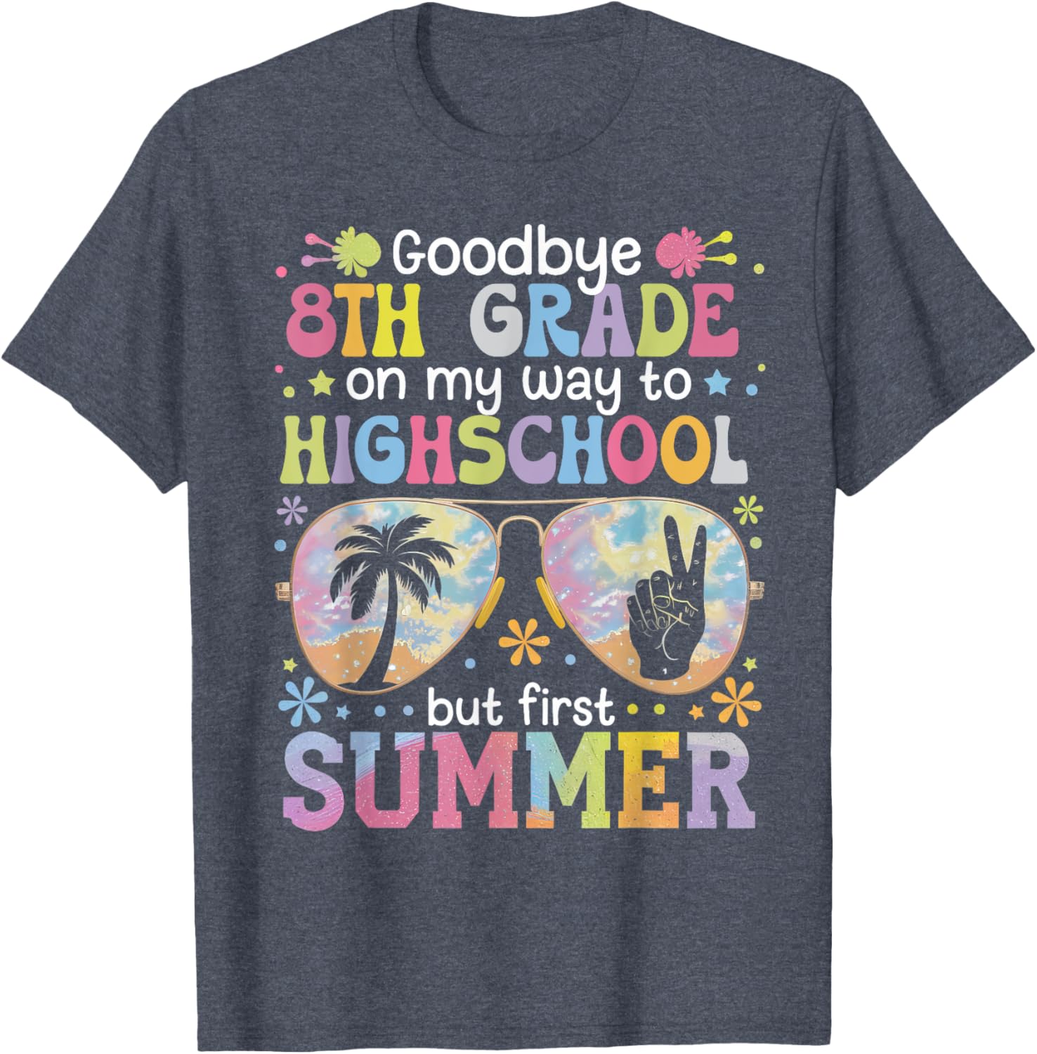 Goodbye 8th Grade T-Shirt for Last Day of School Celebrations - 8
