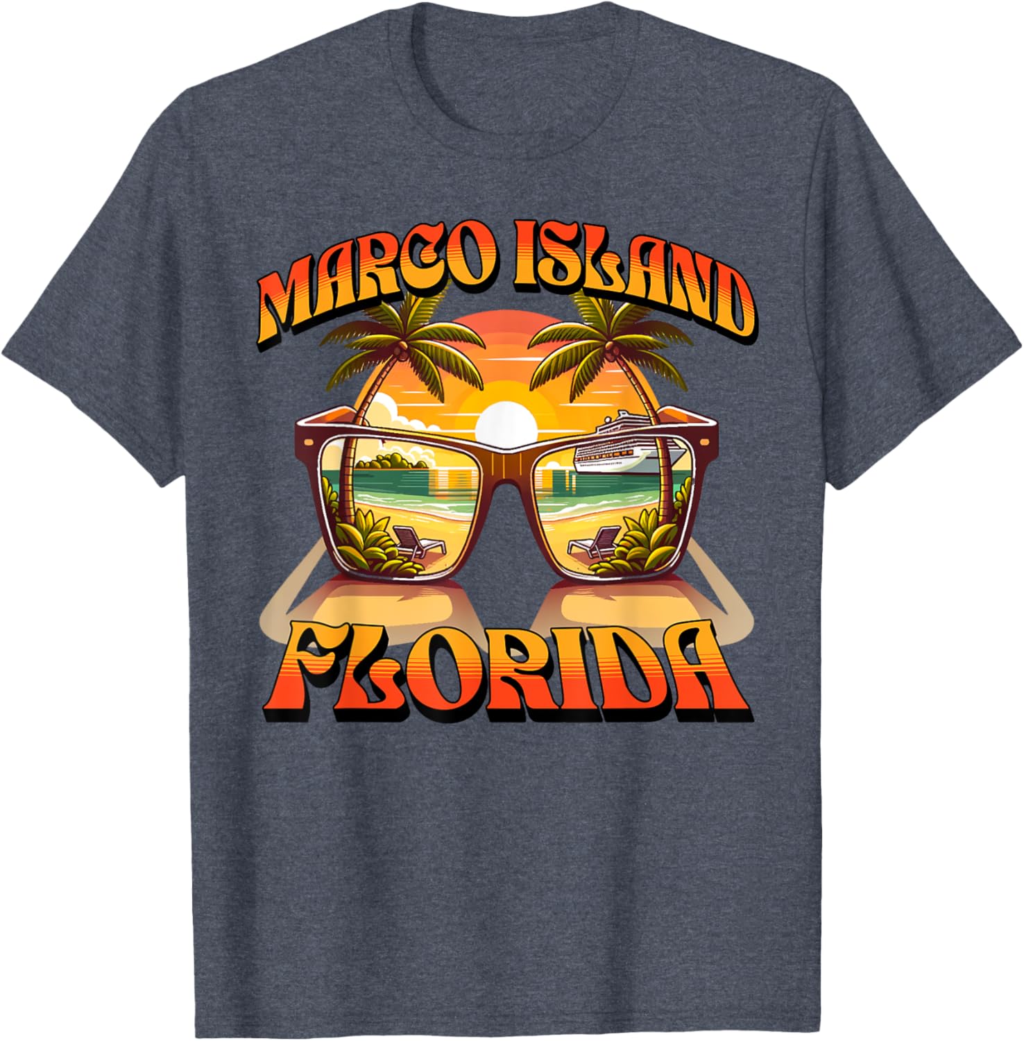 Marco Island T-Shirt for Casual Wear - Unique Island Style Apparel - 4