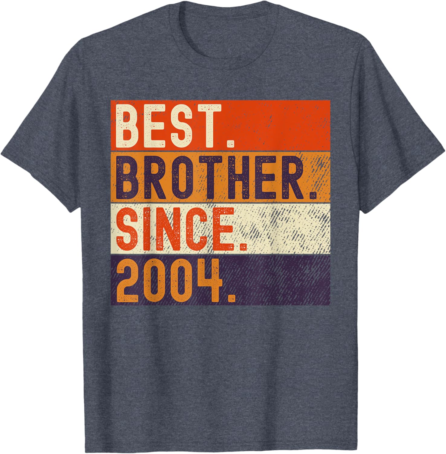 Vintage Best Brother Since 2004 Birthday T-Shirt for Family Celebrations - 28