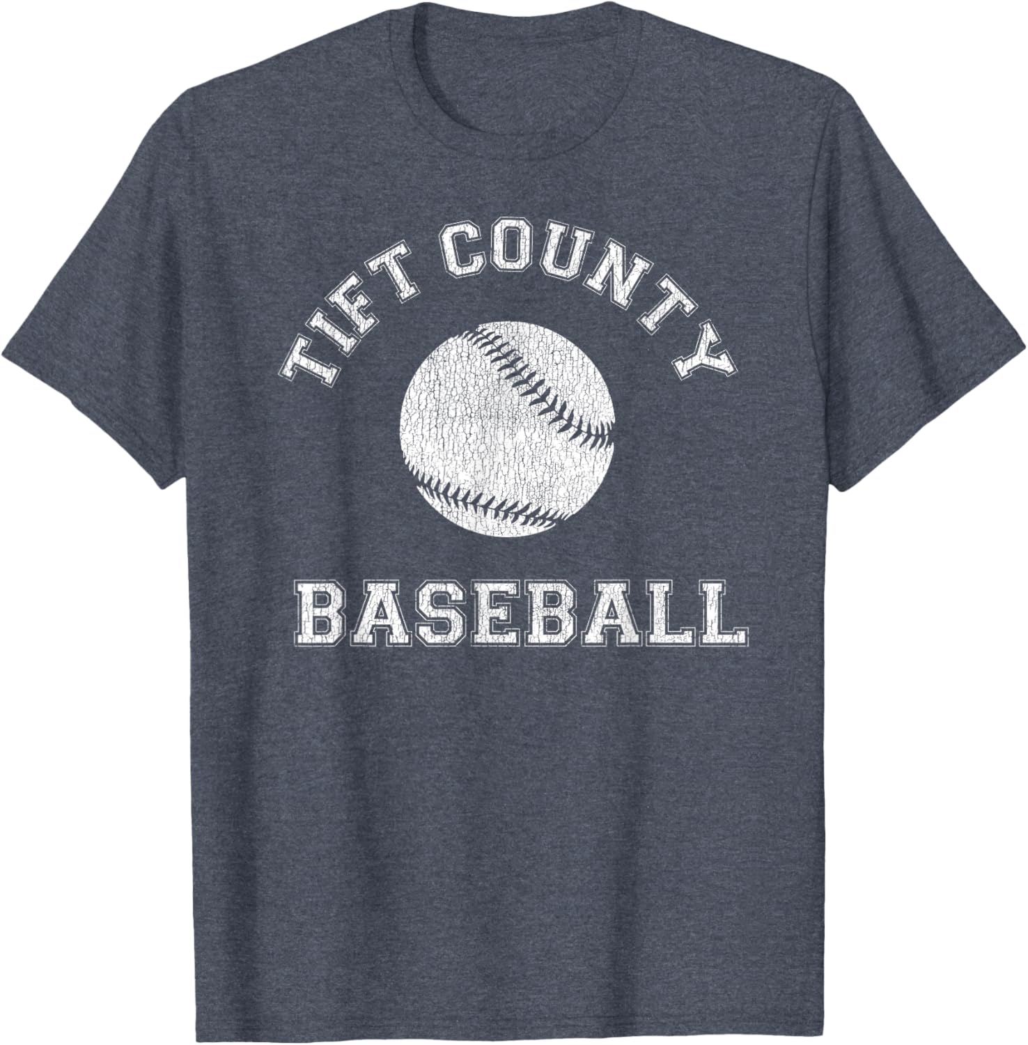 Tift County Baseball Distressed Retro Classic T-Shirt for Fans - 5