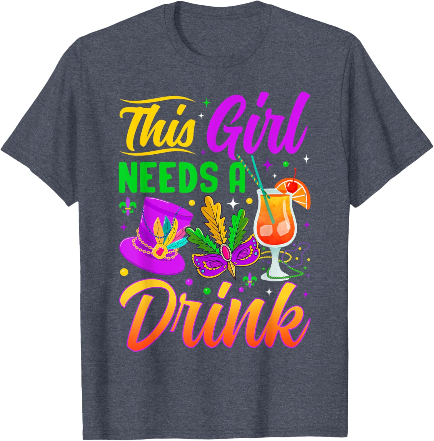 This Girl Needs A Drink Funny T-Shirt for Women - Casual Wear - 10