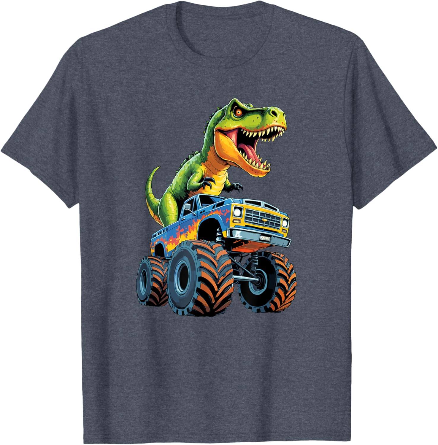 Monster Truck Dinosaur Birthday Party T-Shirt for Boys - Fun & Exciting! - 9