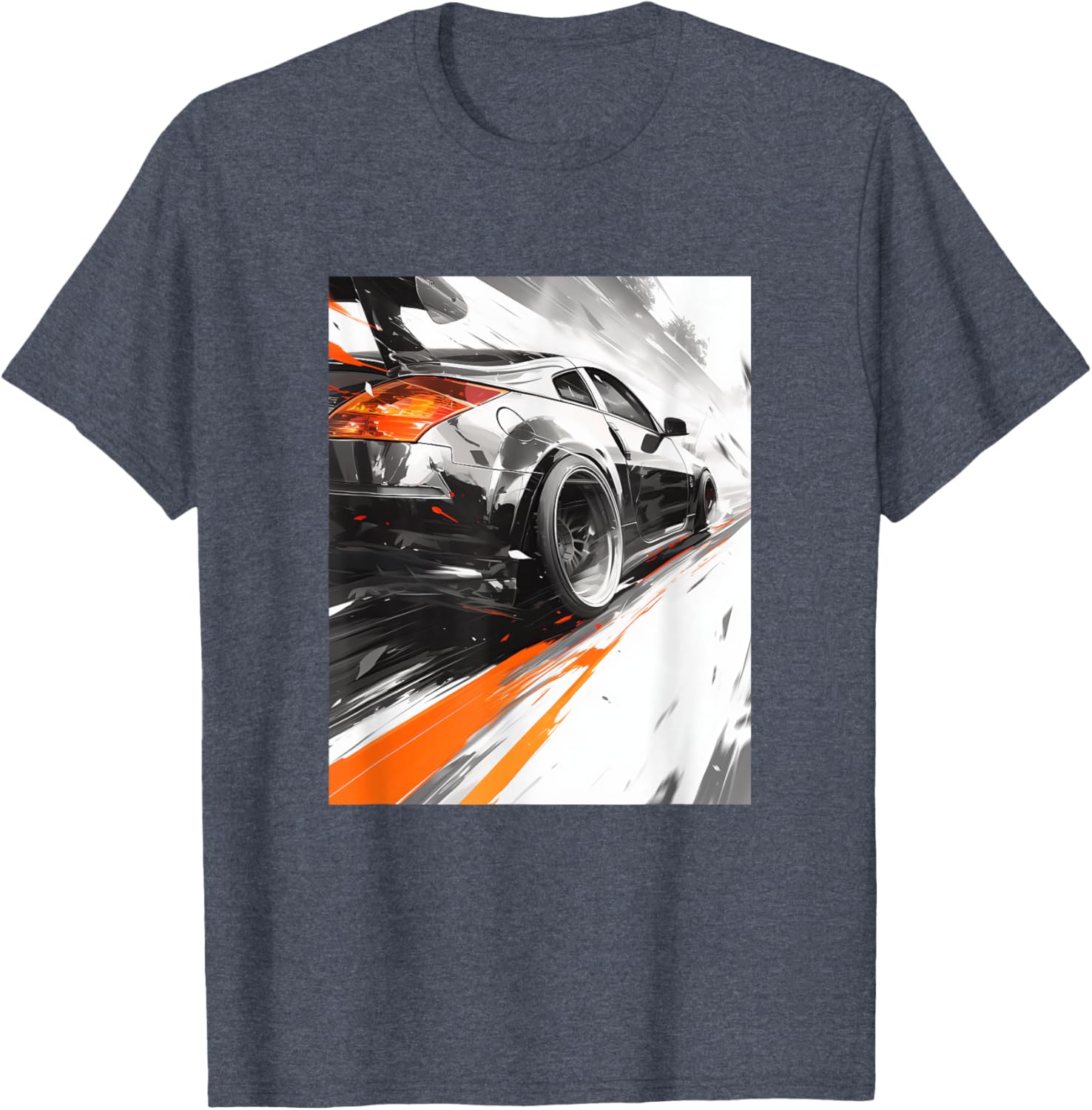 JDM Race 350 Z33 Tuning Drift Import Graphic T-Shirt for Car Enthusiasts - 10