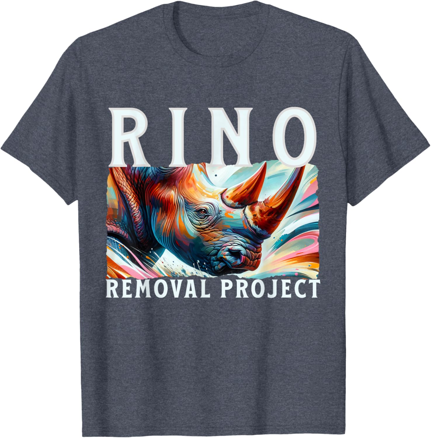 RINO Removal Project Satire T-Shirt for Republican Politics Enthusiasts - 8