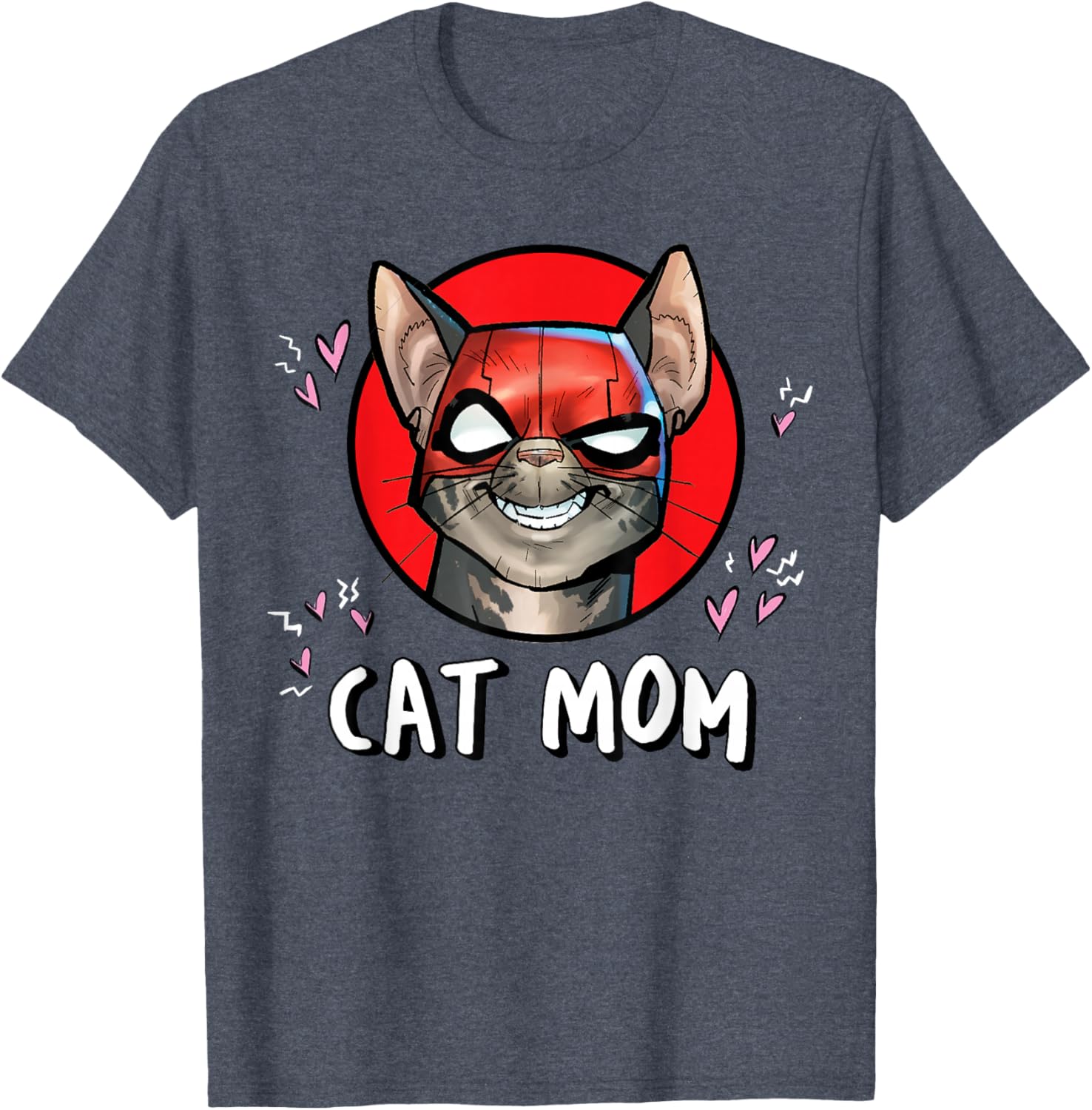 Funny Deadpool Catpool T-Shirt for Cat Moms - Marvel Super Heroes Pet Apparel - 17