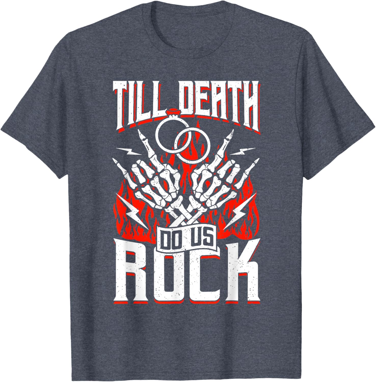 Rock N Roll Bride Guitar Wedding Theme T-Shirt for Fun Weddings - 2