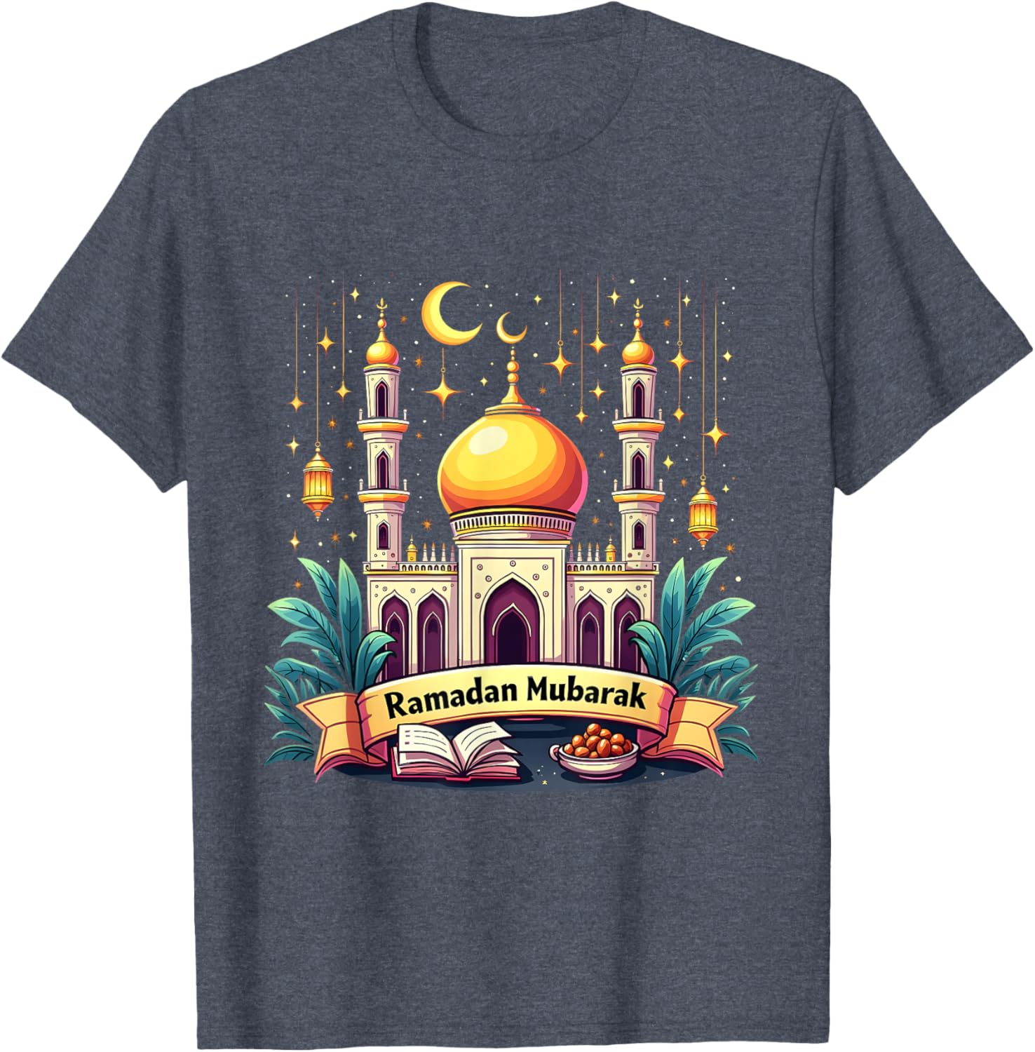 Happy Ramadan Mubarak T-Shirt 2025 Celebrating the Joy of Ramadan - 22