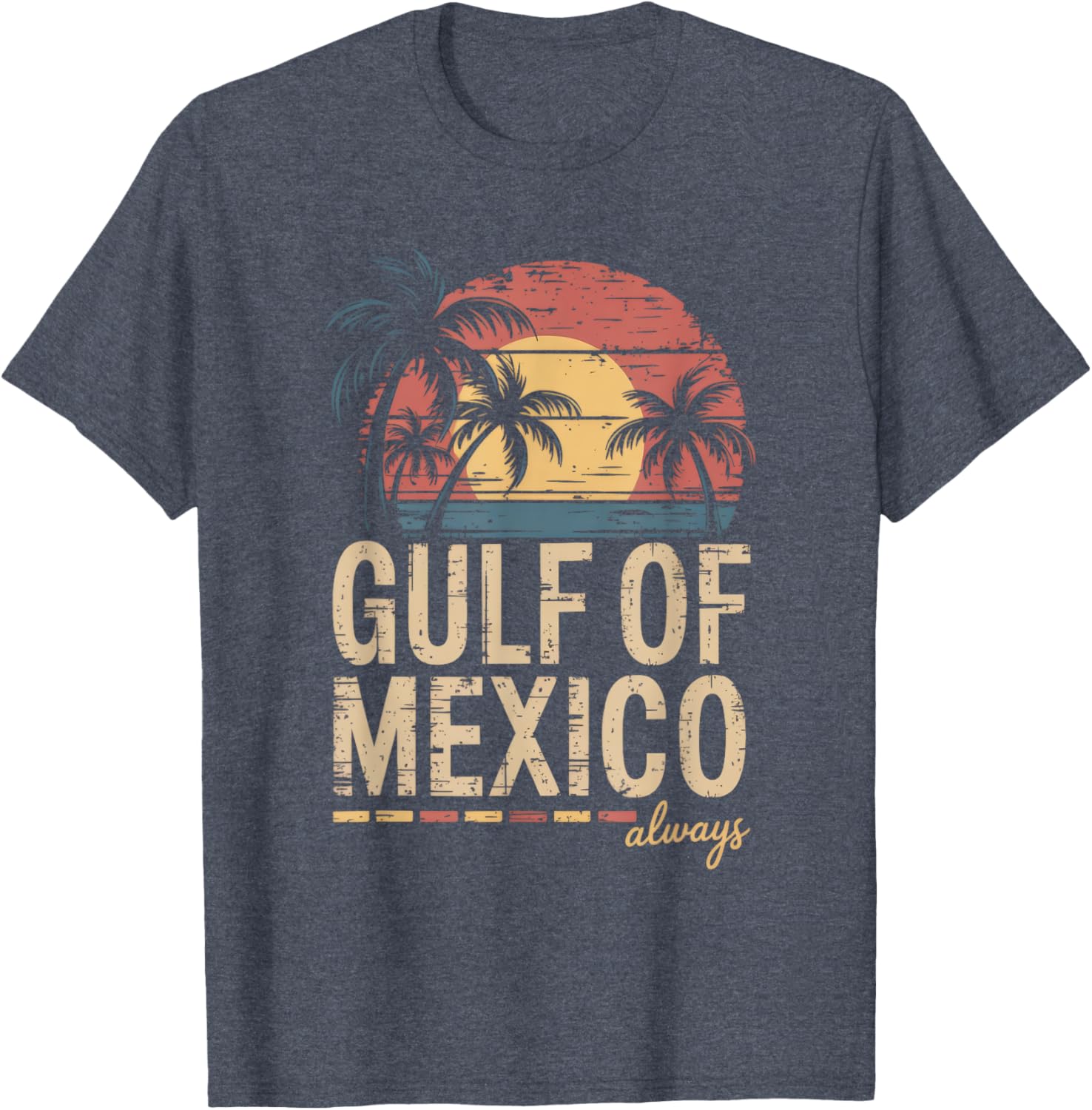 Retro Gulf of Mexico T-Shirt Vintage Style for Beach Lovers and Travelers - 11