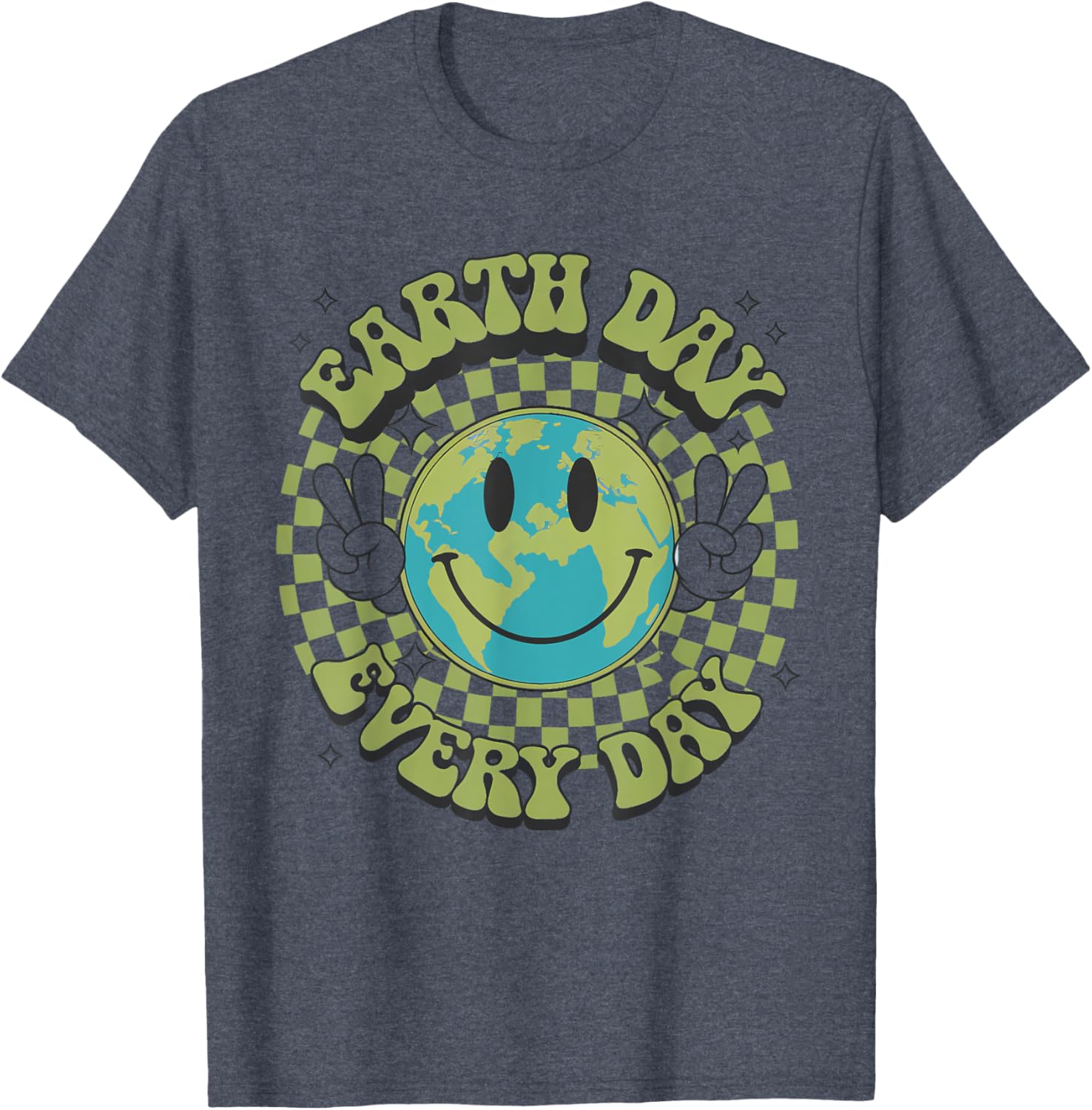 Funny Earth Day Everyday Hippie Planet T-Shirt for Men and Women - 4