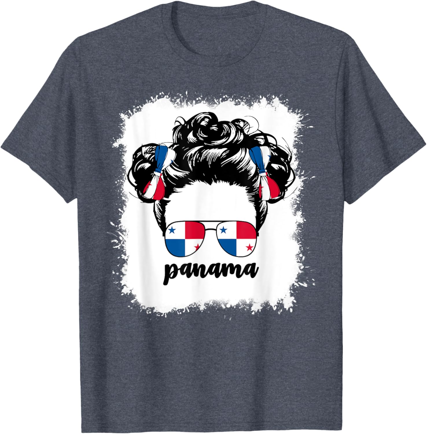 Panama Flag T-Shirt for Little Girls - Cute Toddler Latina Clothing - 7