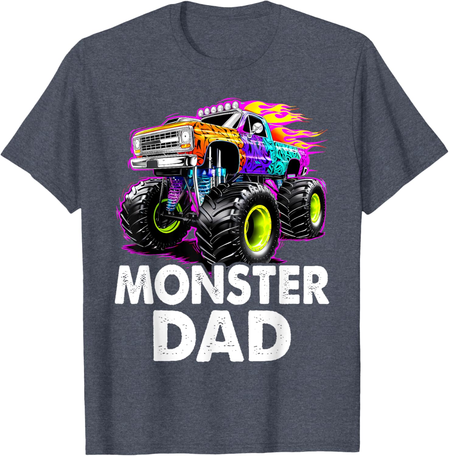 Monster Dad T-Shirt for Monster Truck Lovers - Cool Graphic Tee - 7