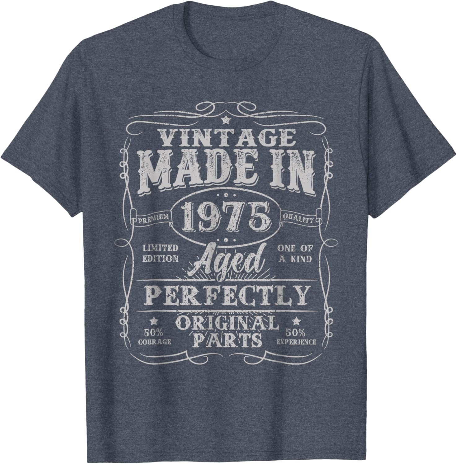 Vintage 50th Birthday T-Shirt for Men Made in 1975 Unique Gift - 14