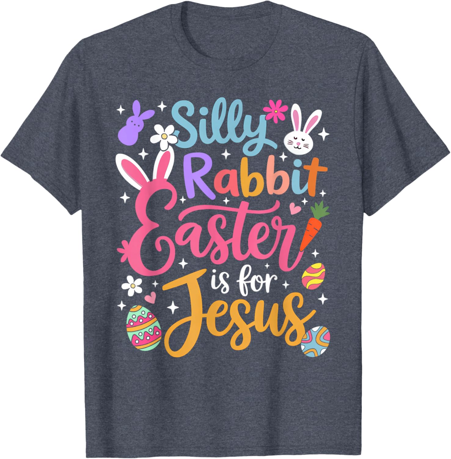 Silly Rabbit Easter Is For Jesus Christian T-Shirt for Faithful Celebrations - 9