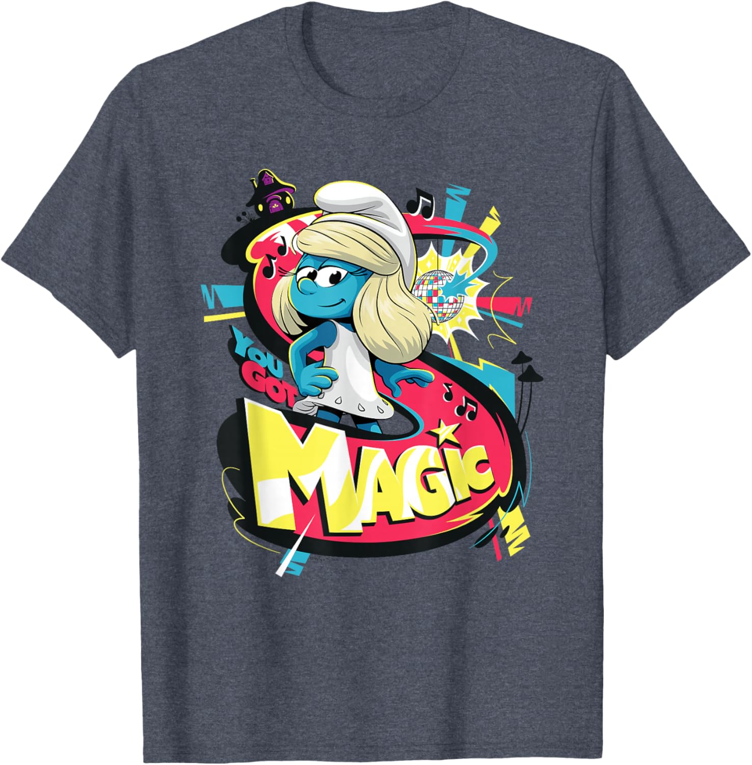 Magic Smurfette T-Shirt for The Smurfs Movie Fans - Fun & Stylish Apparel - 7