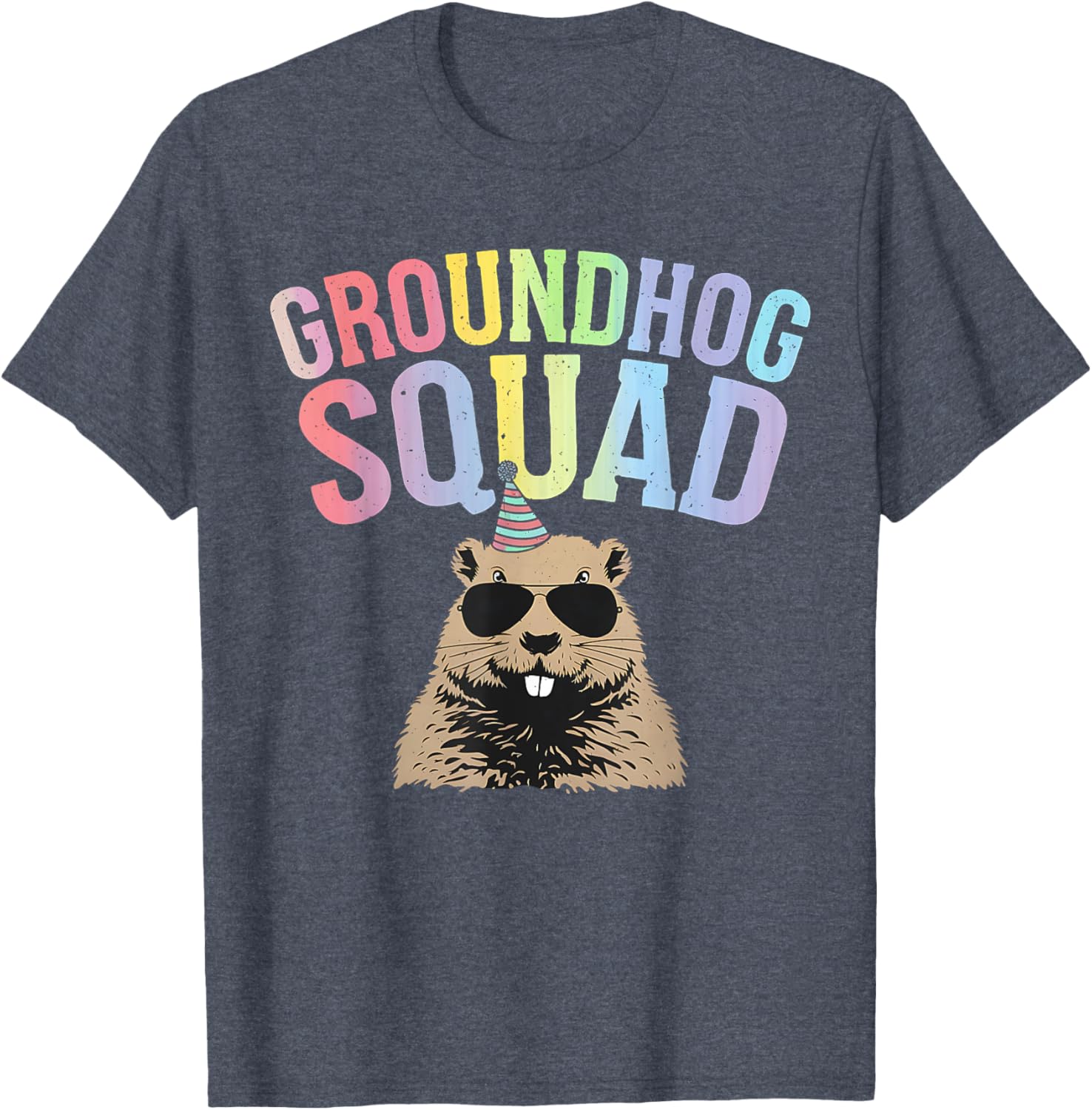 Funny Groundhog Squad T-Shirt for Happy Groundhog Day Family Fun - 17