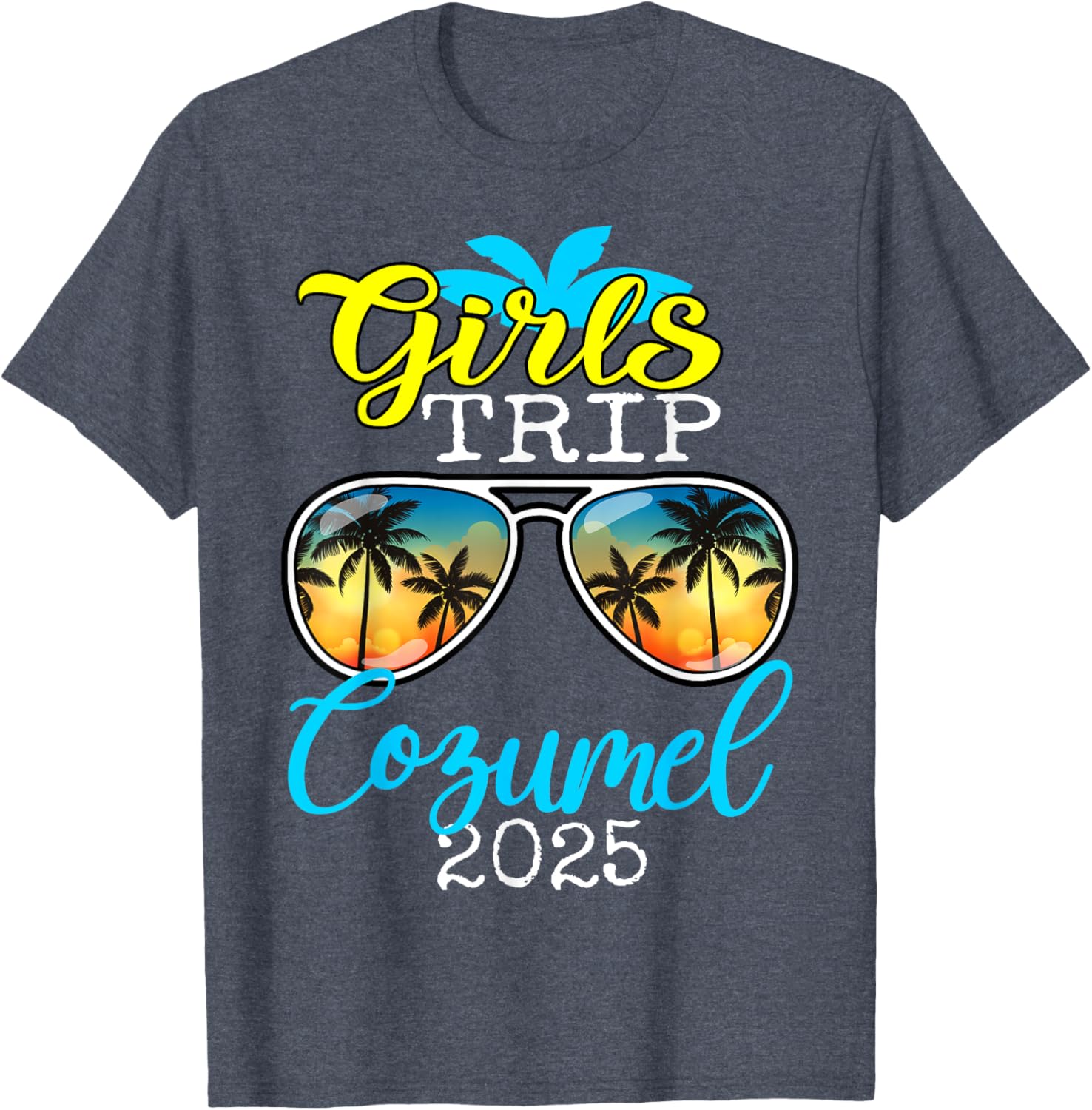Girls Trip Cozumel 2025 Birthday Squad T-Shirt for Women - 11
