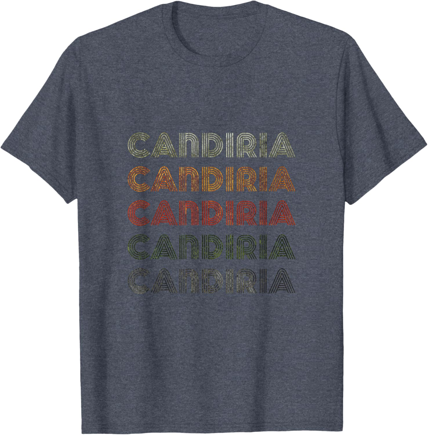 Vintage Grunge Love Heart Candiria T-Shirt for Music Lovers - 1