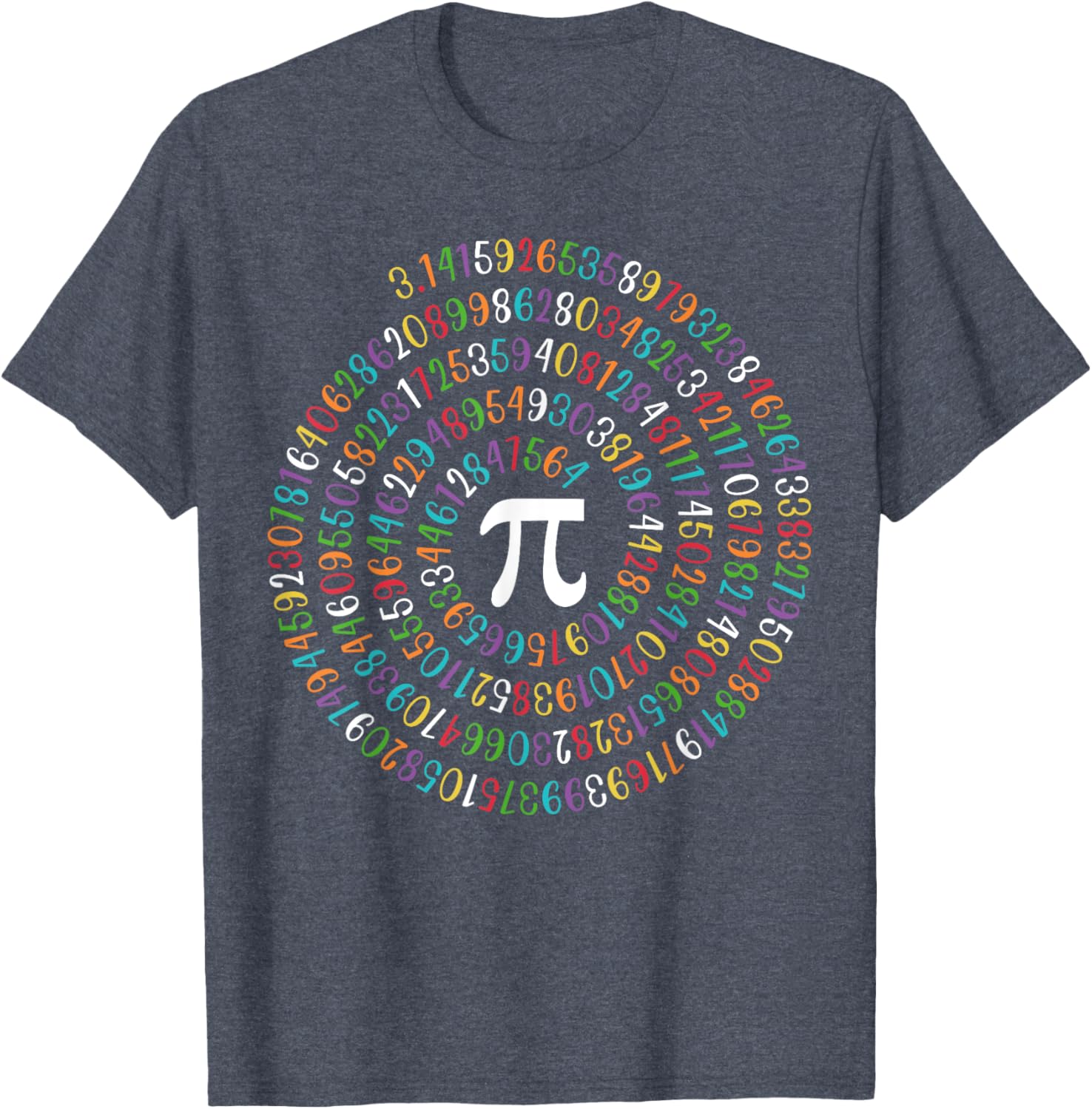 Happy Pi Day Spiral Math T-Shirt for Math Lovers 3.14 Humor - 4