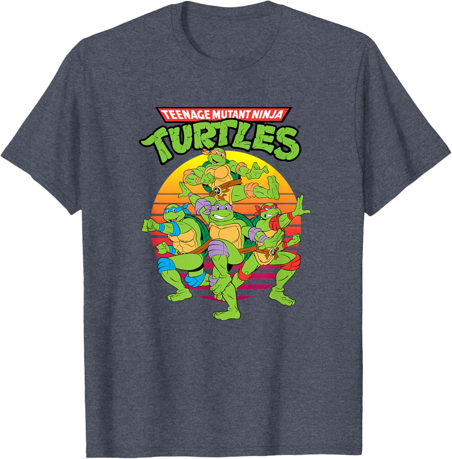 Teenage Mutant Ninja Turtles Group T-Shirt for Kids and Teens - 15