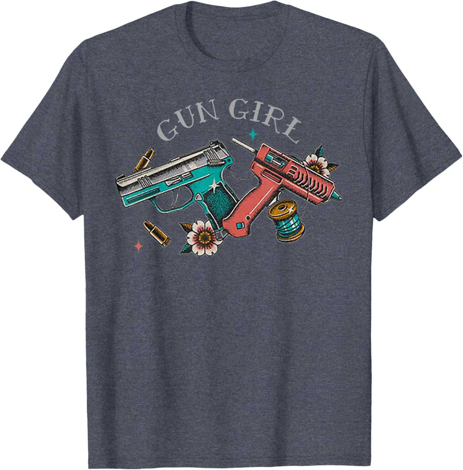 Gun Girl T-Shirt for Women - Stylish Clothing with Bold Graphic Design - 5
