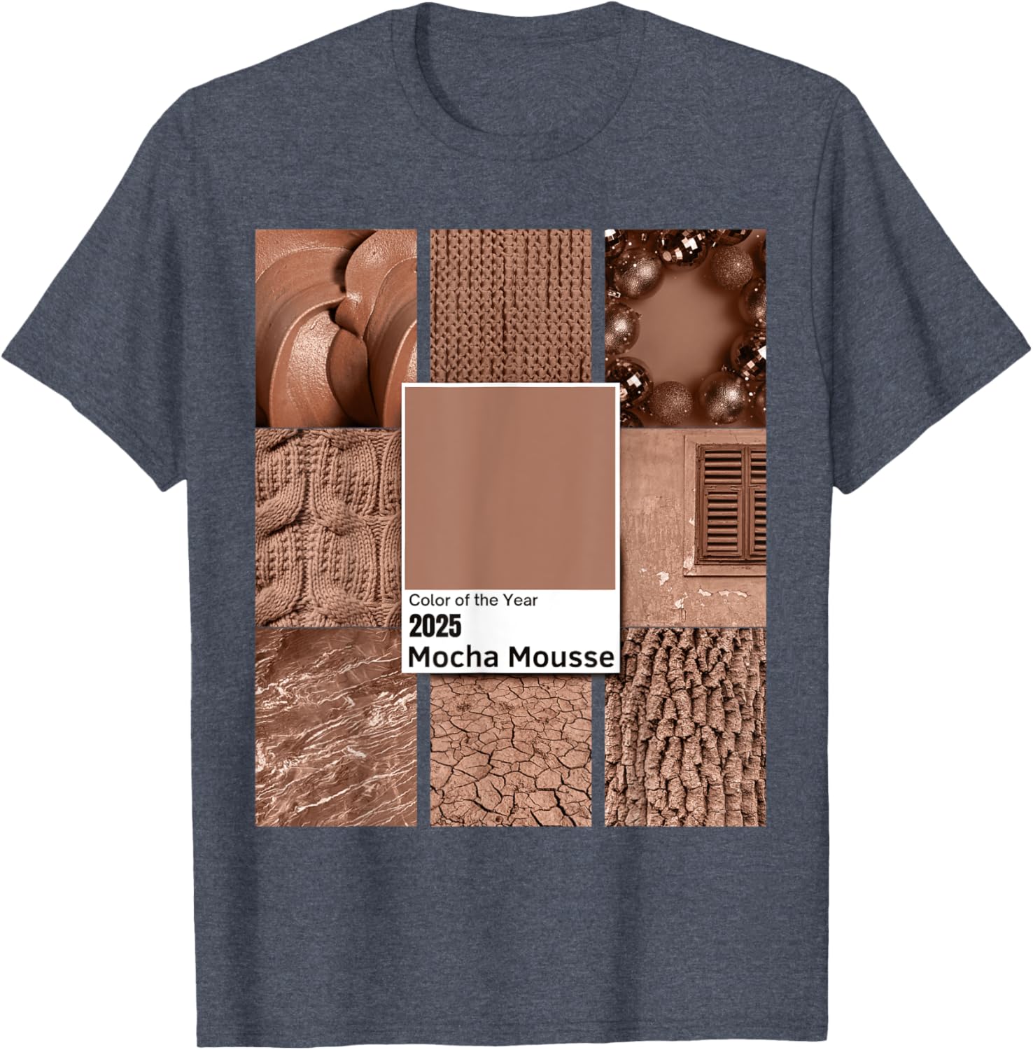 Mocha Mousse T-Shirt 2025 Color of the Year Stylish and Comfy Clothing - 8