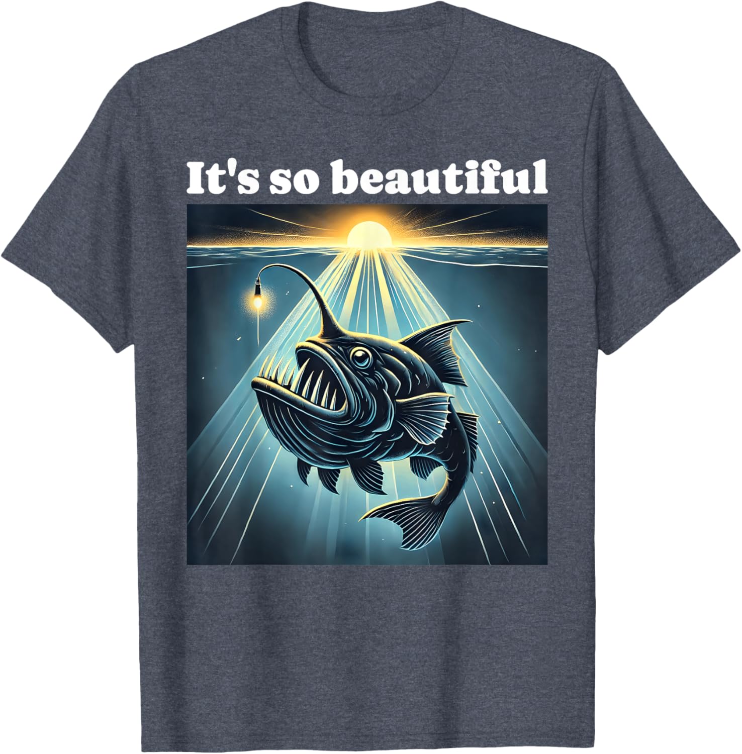 Anglerfish Found The Light T-Shirt for Ocean Lovers and Fishing Fans - 12