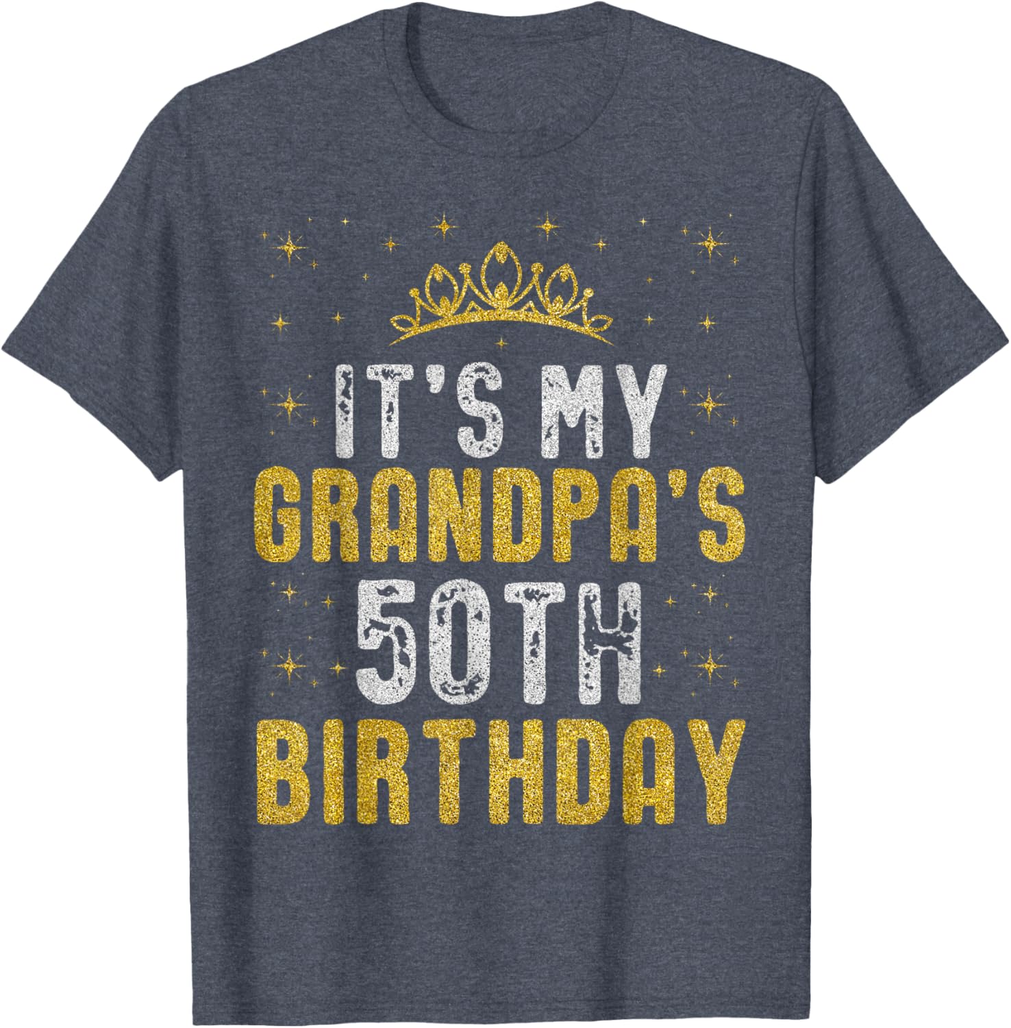 Happy Grandpa's 50th Birthday T-Shirt Retro Style 1975 Gift Idea - 6