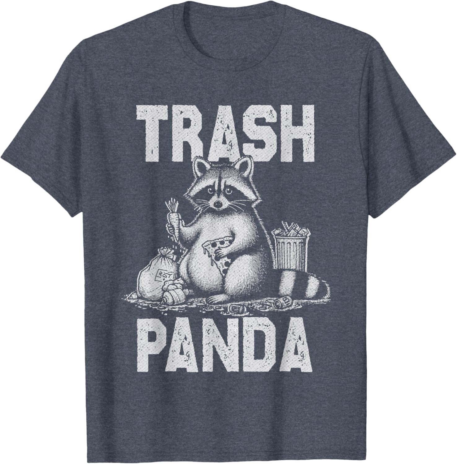 Funny Trash Panda Raccoon Eating Garbage T-Shirt for Animal Lovers - 15