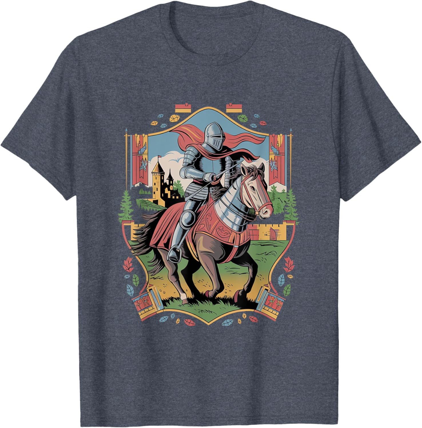 Medieval Jousting Knight T-Shirt for Renaissance Festival Fans - 2
