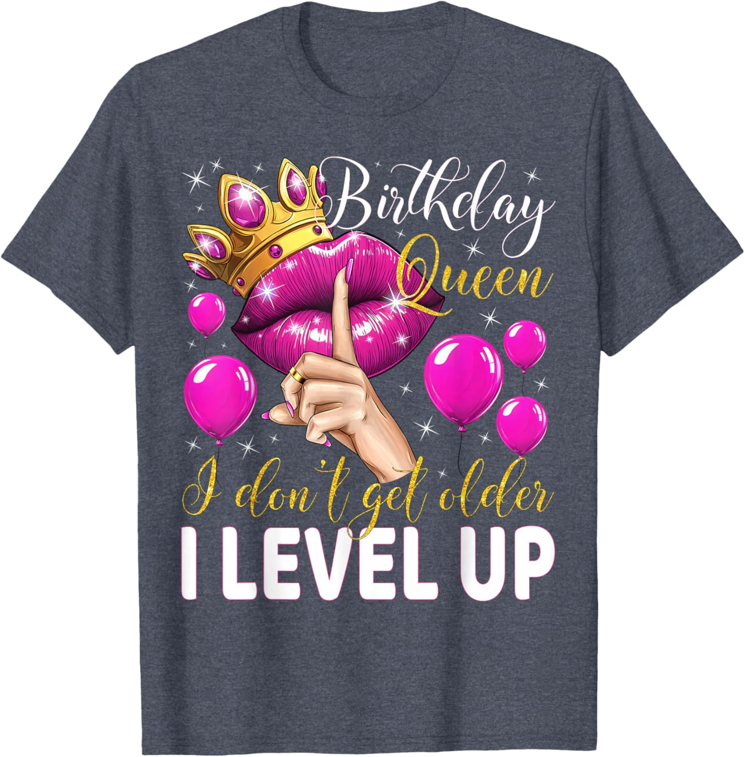 Birthday Queen Level Up T-Shirt for Fun Birthday Celebrations - 10