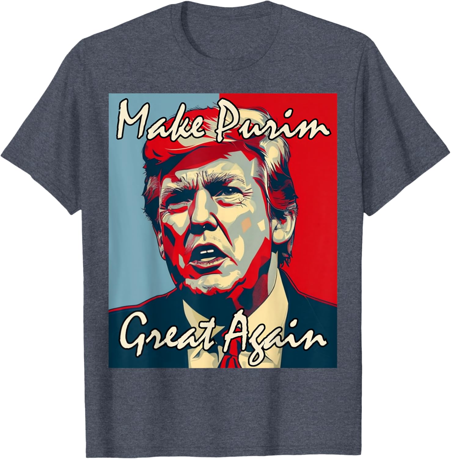 Make Purim Great Again Trump Costume T-Shirt for Festive Celebrations - 7
