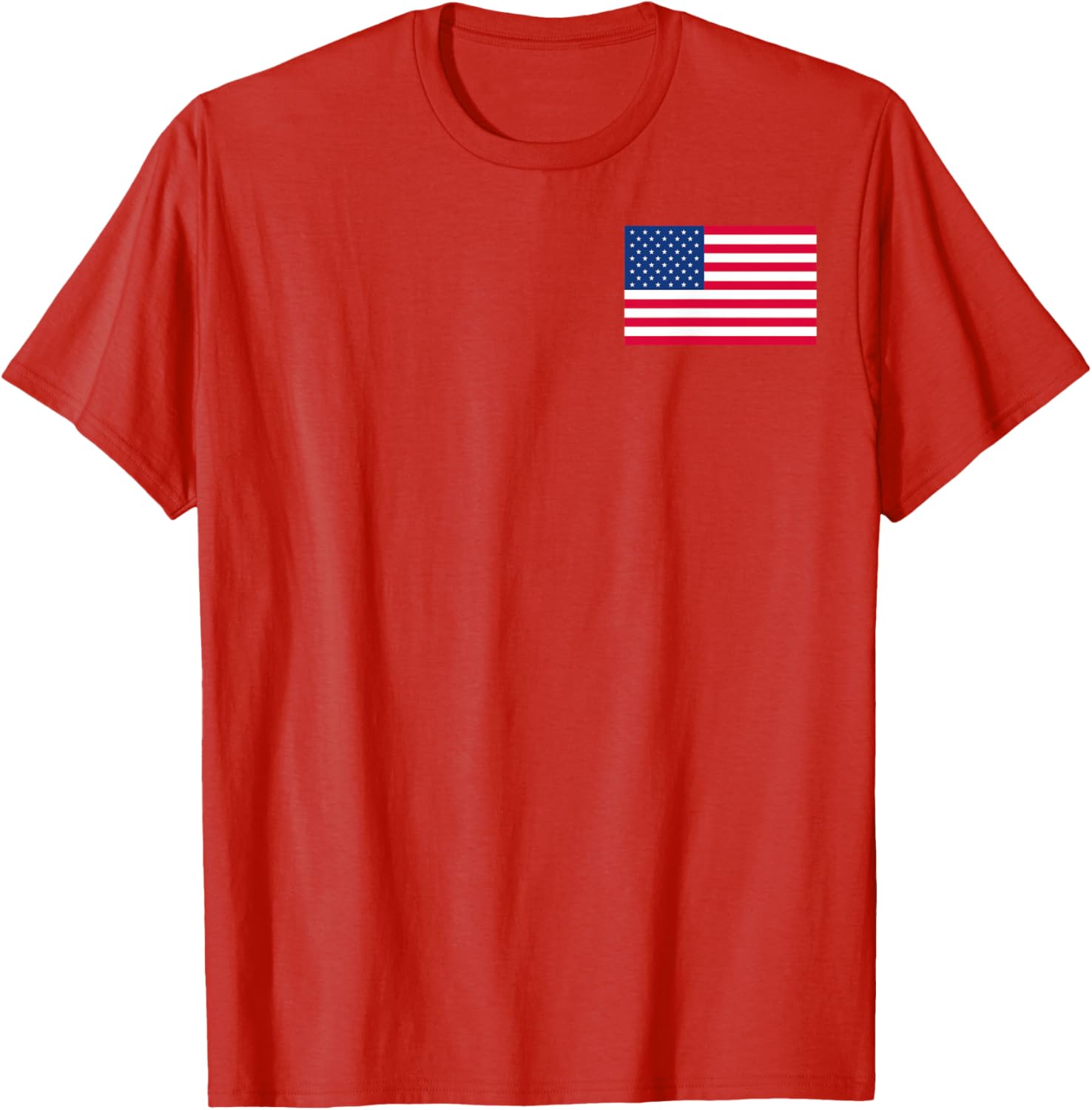 Patriotic American Flag Small Print T-Shirt for Casual Style Lovers - 7
