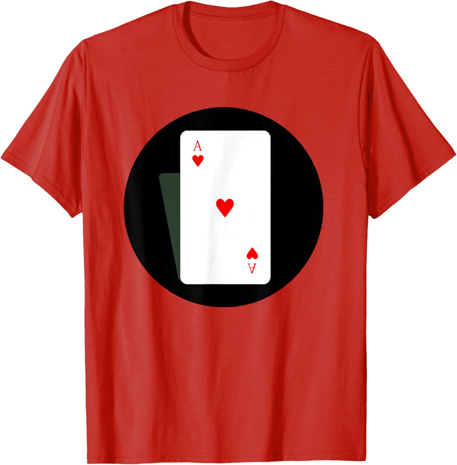 Ace of Hearts T-Shirt for Stylish Comfort in Clothing and Accessories - 5