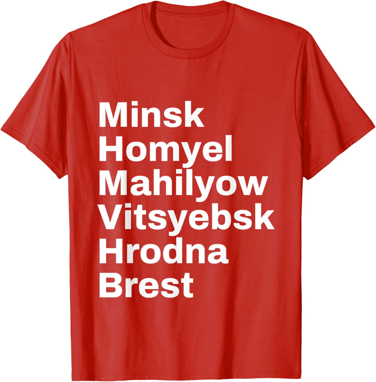 Belarus Cities Travel T-Shirt Perfect for Adventurers and Travelers - 16