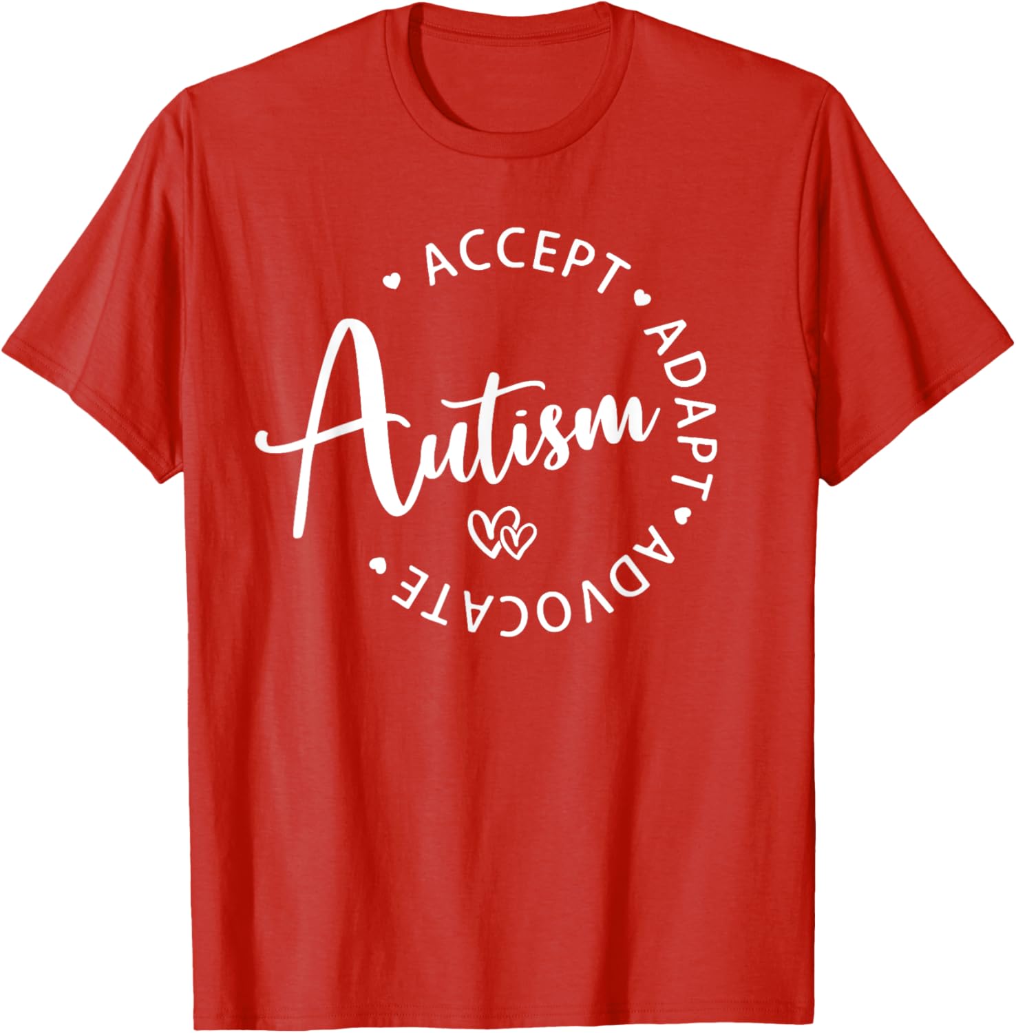 Autism Awareness T-Shirt for Kids - Accept Adapt Advocate Design - 18