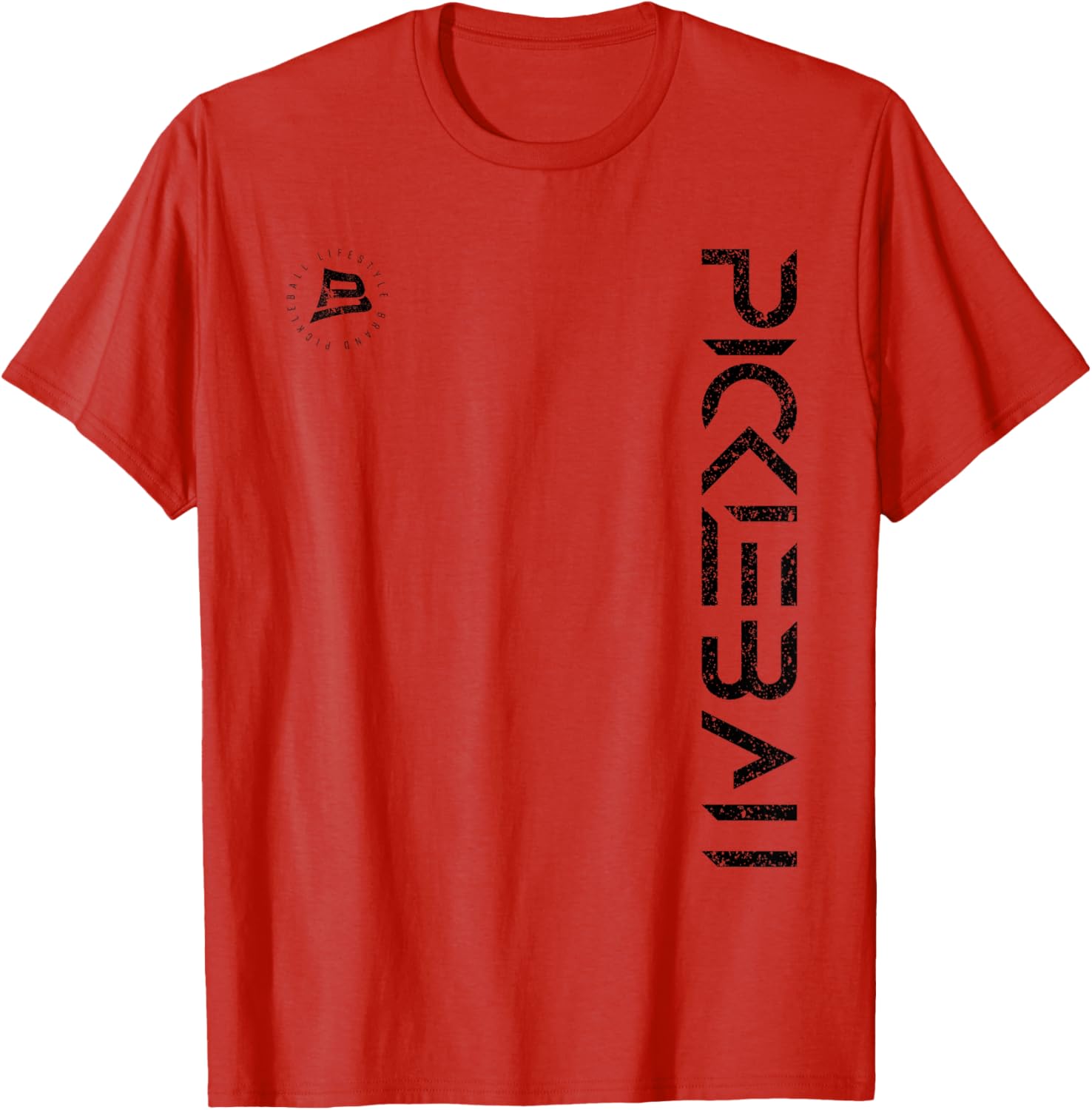 Distressed Black Pickleball T-Shirt for Ultimate Sports Comfort and Style - 12