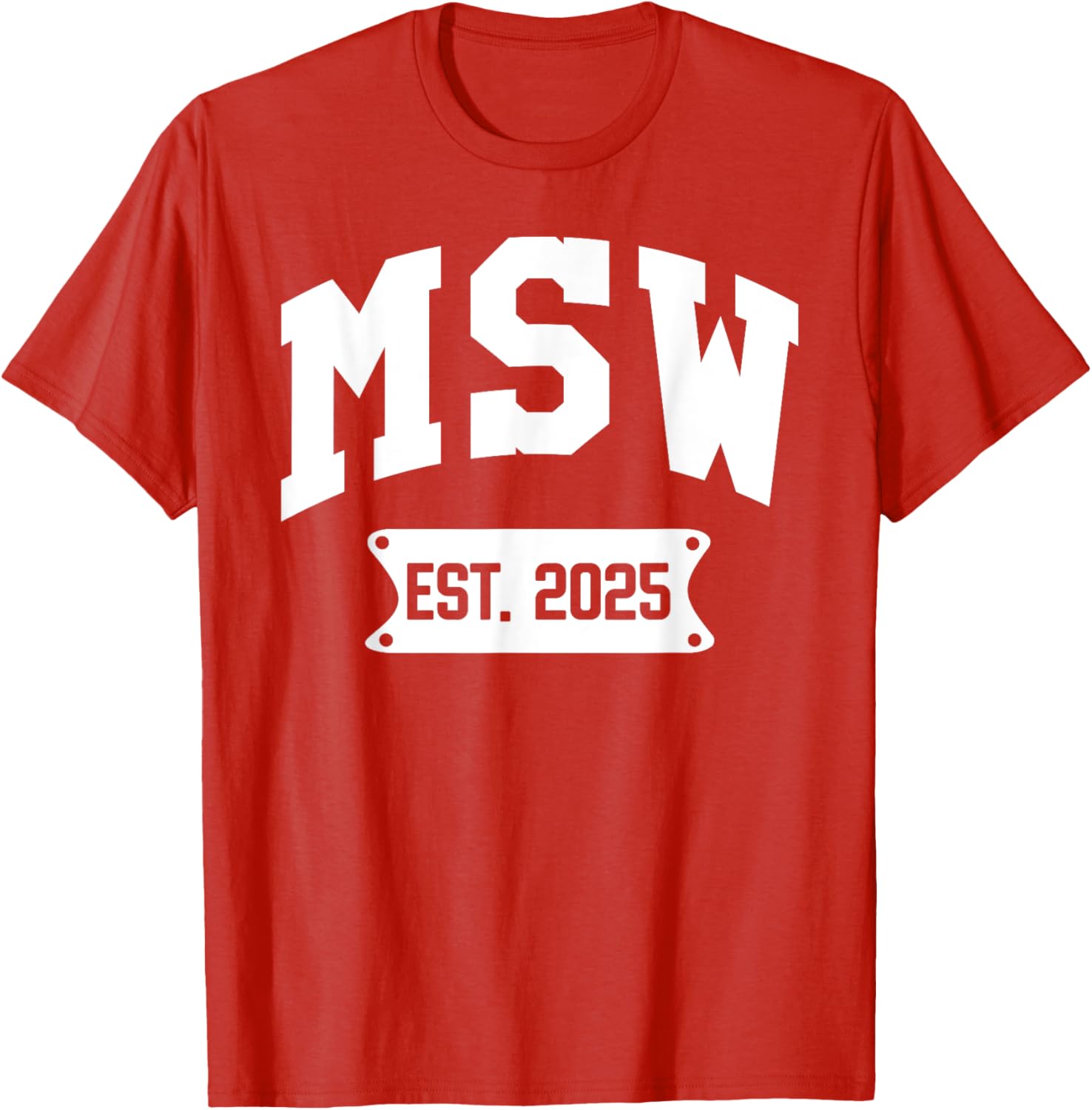 MSW 2025 Graduation T-Shirt for Master of Social Work Alumni - 16