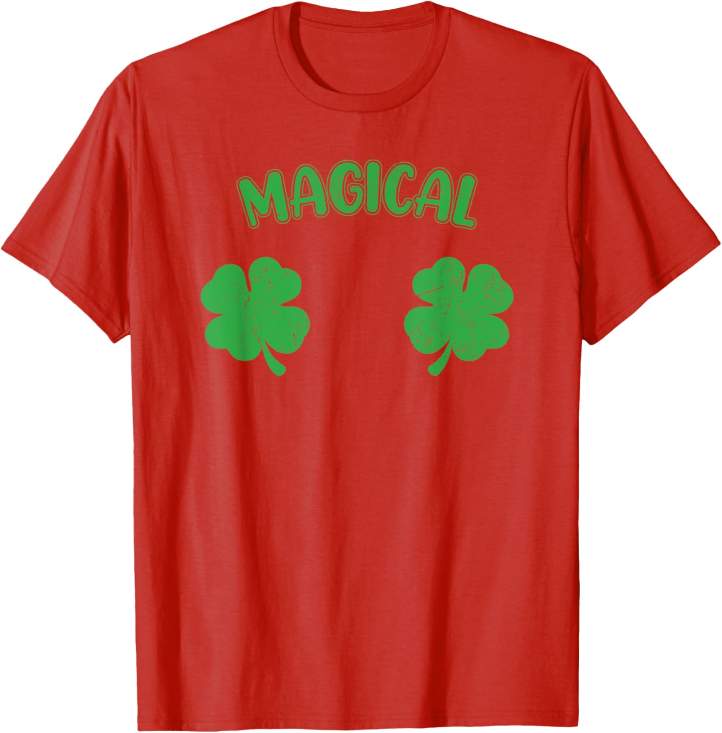 St Patricks Day Shamrock Boobs T-Shirt - Fun Irish Apparel for All - 7