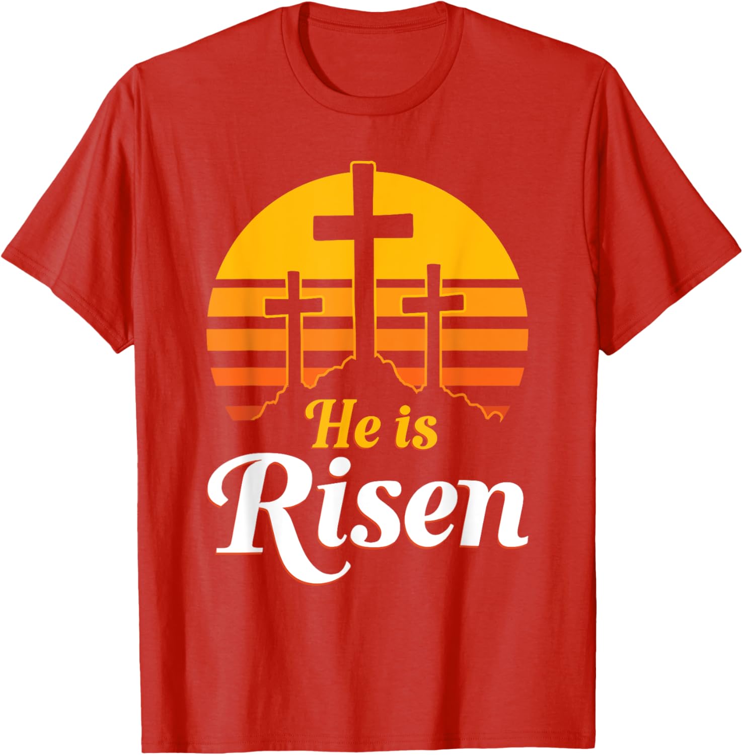 He Is Risen Christian Easter T-Shirt for Celebrating Jesus' Resurrection - 7