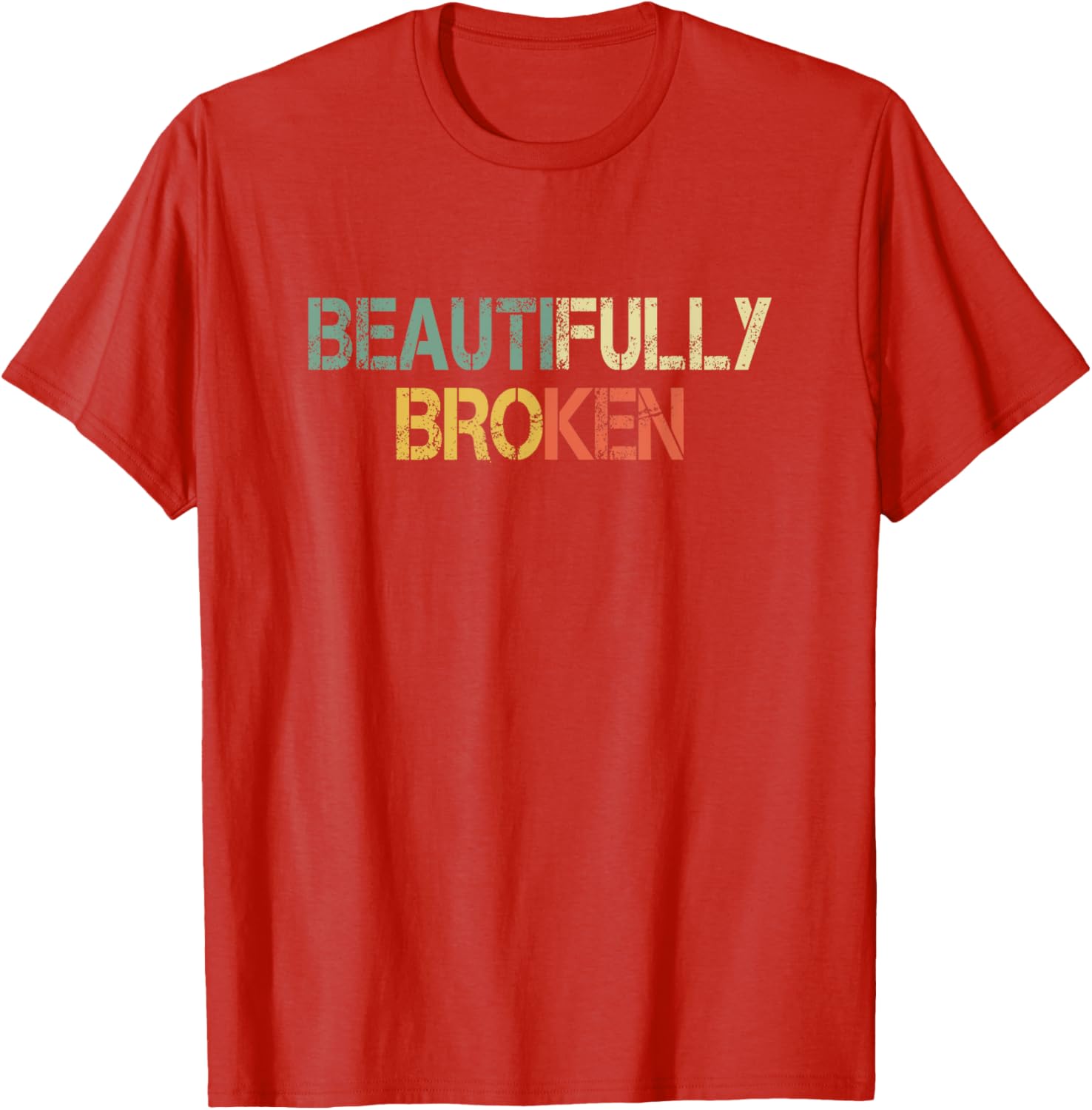 Retro Christian Beautifully Broken T-Shirt for Faith and Style Lovers - 9