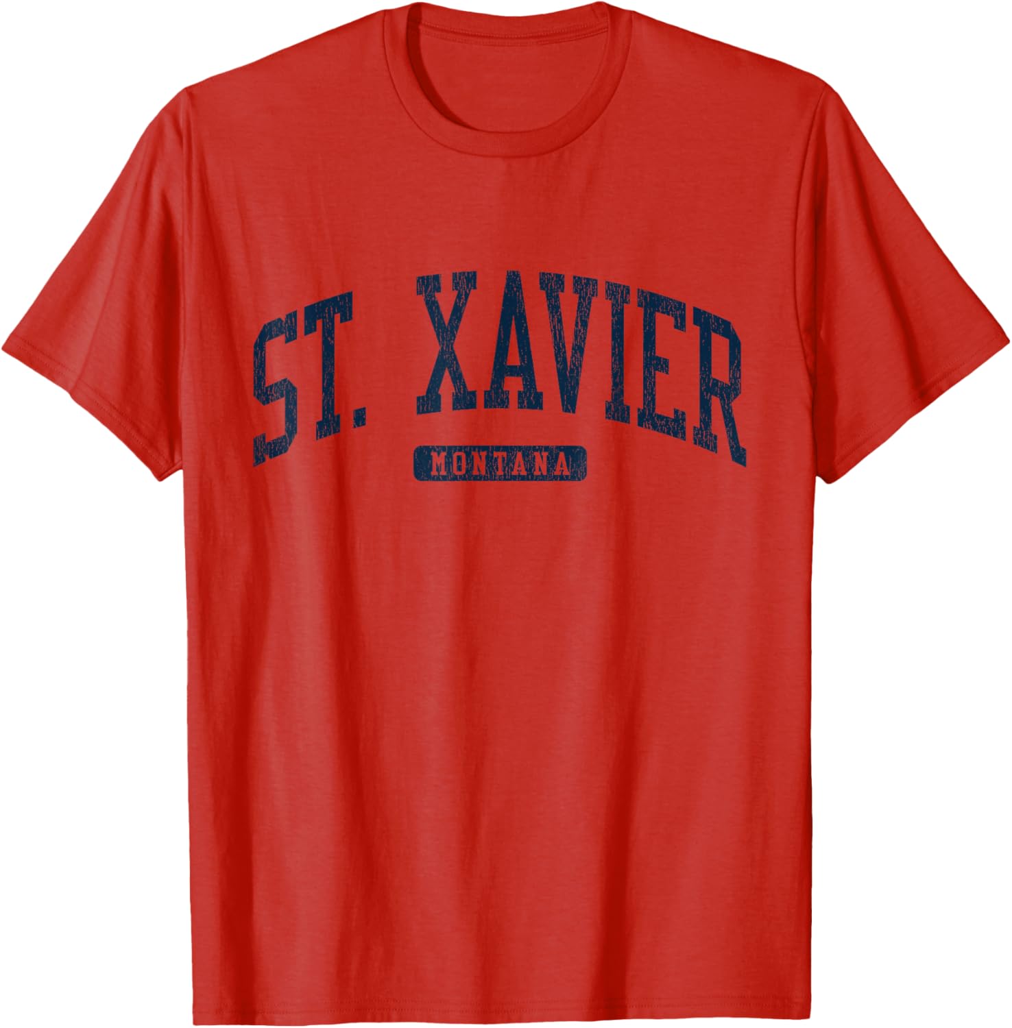 St. Xavier College Montana Blue T-Shirt for Students and Alumni - 3