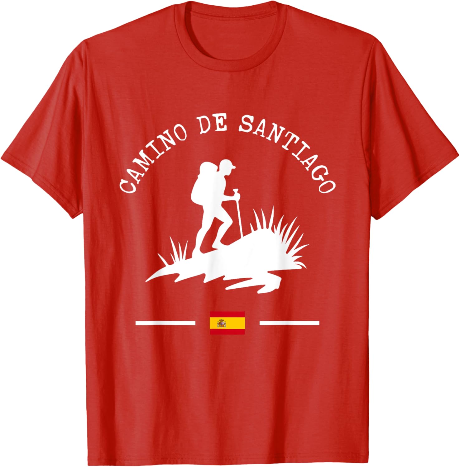 Camino de Santiago Hiker Trekking T-Shirt for Pilgrims and Adventurers - 18